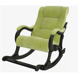 Кресло-качалка Сенатор 77 (Венге / Verona Apple Green) | Интернет магазин мебели и декора LifeDekor