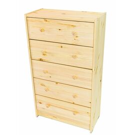 Комод Р5 (5 ящиков/не окрашенный) | Интернет магазин мебели и декора LifeDekor