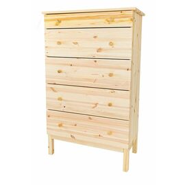Комод Т5 (5 ящиков/не окрашенный) | Интернет магазин мебели и декора LifeDekor