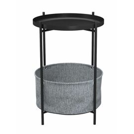 Стол журнальный "Берген" (рогожка 82/39, черный муар) | Интернет магазин мебели и декора LifeDekor