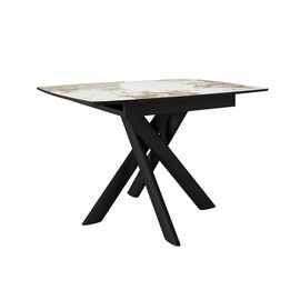 Стол DikLine DKB110, Керамика PANDORA глянец, опоры черные | Интернет магазин мебели и декора LifeDekor