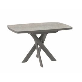 Стол Andres -130 (130/165 х 85 /камень бежевый-HPL/капучино) | Интернет магазин мебели и декора LifeDekor