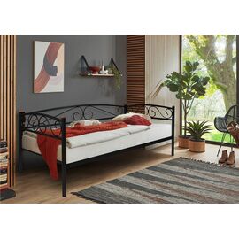 Кушетка Оптима Люкс (90х190/металлическое основание) Черный | Интернет магазин мебели и декора LifeDekor