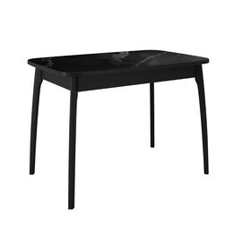 Стол DikLine MK15 Керамика Черный мрамор/подстолье черное/опоры черные | Интернет магазин мебели и декора LifeDekor