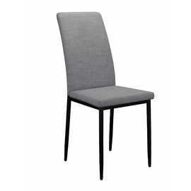 Стул DikLine 272 SB6 св. серый, ножки черные | Интернет магазин мебели и декора LifeDekor