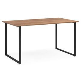 Стол деревянный Лиман 140 х 80 дуб крафт золотой / черный матовый | Интернет магазин мебели и декора LifeDekor