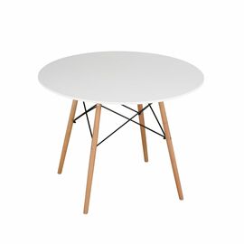 Стол EAMES белый D100 | Интернет магазин мебели и декора LifeDekor