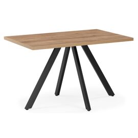 Стол деревянный Keon T32 116(155,5)х77 раздвижной дуб табачный / черный | Интернет магазин мебели и декора LifeDekor