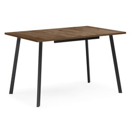 Стол деревянный Кортни 120 (160) x 80 дуб крафт табачный / черный матовый | Интернет магазин мебели и декора LifeDekor