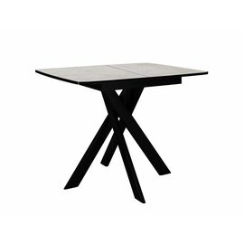 Стол DikLine DB110 Хромикс белый/опоры черные | Интернет магазин мебели и декора LifeDekor