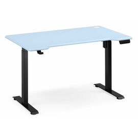 Компьютерный стол Маркос 120х75 голубой / черный | Интернет магазин мебели и декора LifeDekor