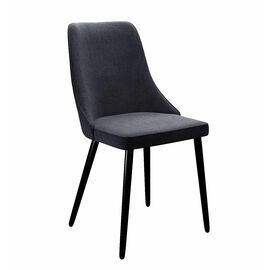 Стул DikLine 286 TW11 серый, ножки черные | Интернет магазин мебели и декора LifeDekor