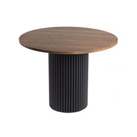 Стол деревянный Барел 110 орех кантри / черный | Интернет магазин мебели и декора LifeDekor