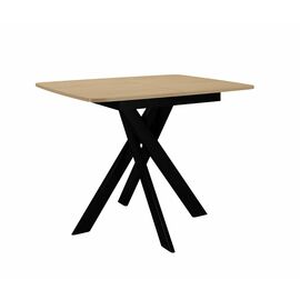 Стол DikLine DB110 Дуб Каселла натуральный/опоры черные | Интернет магазин мебели и декора LifeDekor