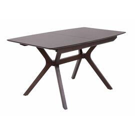 Стол Пекин (1400*820+400/цвет столешницы Темный орех/цвет ножек Темный орех) | Интернет магазин мебели и декора LifeDekor