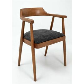 Полукресло венское Mercurius (светлый орех/ткань Графит) | Интернет магазин мебели и декора LifeDekor