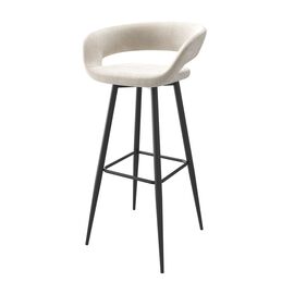 Стул барный Барни Р 900, Черный/CREAM LUX b03 | Интернет магазин мебели и декора LifeDekor