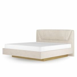 Кровать Вега Сапфир 11м 160x200, бежевая | Интернет магазин мебели и декора LifeDekor
