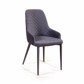 Стул Douglas ромб, бархат серый 27 | Интернет магазин мебели и декора LifeDekor