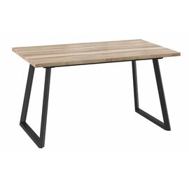 Стол раздвижной Napoli (Loft) -140 (140/185х85, Дуб каньон/Чёрный) | Интернет магазин мебели и декора LifeDekor