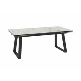 Cтол с керамическим покрытием Chelsy -200 (200+45+45)х98 / Palissandro premium cer/Черный) | Интернет магазин мебели и декора LifeDekor