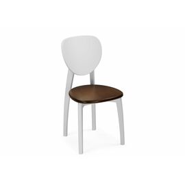 Стул деревянный Окава белый / миланский орех | Интернет магазин мебели и декора LifeDekor