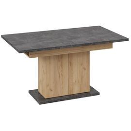 Стол деревянный Детройт Тип 1 дуб крафт золотой / ателье темное | Интернет магазин мебели и декора LifeDekor