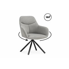 Стул на металлокаркасе Бартон 2 ткань мадера 22 / черный матовый | Интернет магазин мебели и декора LifeDekor