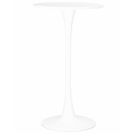 Стол барный MIA BAR, белая столешница, белое основание, Вариант: белая столешница, белое основание | Интернет магазин мебели и декора LifeDekor