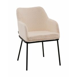 Стул с подлокотниками Кози new ткань букле молочный | Интернет магазин мебели и декора LifeDekor