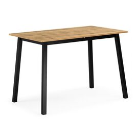 Стол деревянный Марион 110(140) x 68 дуб вотан / черный | Интернет магазин мебели и декора LifeDekor