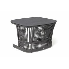 "Лугано" журнальный стол 76х76 H55 см из HPL, цвет "серый гранит" | Интернет магазин мебели и декора LifeDekor