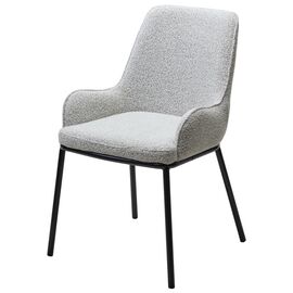 Стул BRIO UF995-02, букле / черный каркас  / Товарный знак DISAUR | Интернет магазин мебели и декора LifeDekor