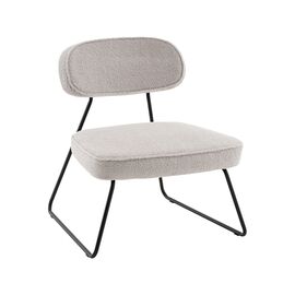 Кресло Kate new ткань букле светло-серый | Интернет магазин мебели и декора LifeDekor