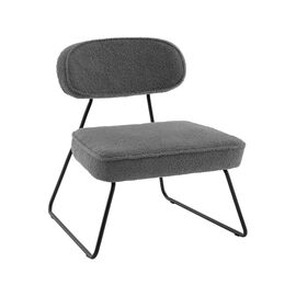 Кресло Kate new ткань букле темно-серый | Интернет магазин мебели и декора LifeDekor