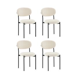Стул Бриф DD букле молочный 4 шт. | Интернет магазин мебели и декора LifeDekor