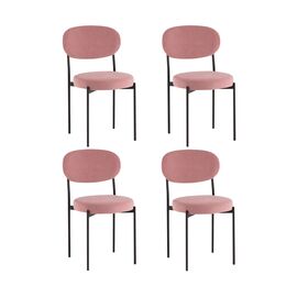Стул Бриф DD велюр пыльно-розовый 4 шт. | Интернет магазин мебели и декора LifeDekor