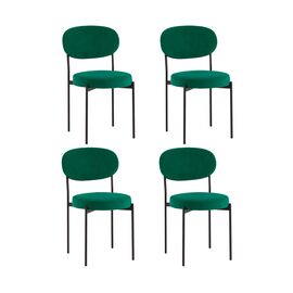 Стул Бриф DD велюр зелёный 4 шт. | Интернет магазин мебели и декора LifeDekor