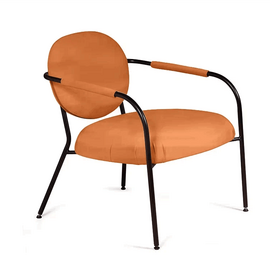 Лаунж кресло EGO, велюр терракот | Интернет магазин мебели и декора LifeDekor