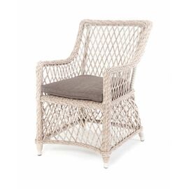 "Латте" плетеное кресло из искусственного ротанга, цвет бежевый | Интернет магазин мебели и декора LifeDekor