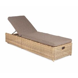 "Рим" шезлонг с подушкой, цвет соломенный | Интернет магазин мебели и декора LifeDekor