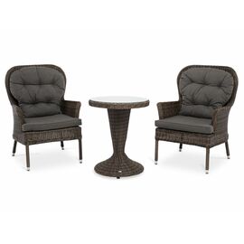 "Алиса" кофейный комплект из искусственного ротанга, цвет коричневый | Интернет магазин мебели и декора LifeDekor