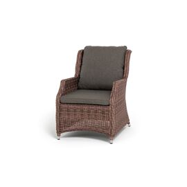 "Неаполь" плетеный стул из искусственного ротанга, цвет коричневый | Интернет магазин мебели и декора LifeDekor