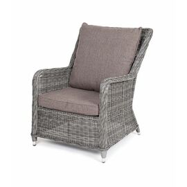 "Гляссе" кресло плетеное из искусственного ротанга, цвет графит | Интернет магазин мебели и декора LifeDekor