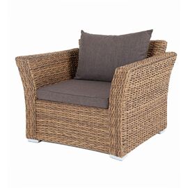 "Капучино" кресло из искусственного ротанга (гиацинт), цвет соломенный | Интернет магазин мебели и декора LifeDekor