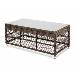 "Гранд Латте" стол журнальный из искусственного ротанга, цвет коричневый | Интернет магазин мебели и декора LifeDekor