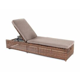 "Рим" шезлонг с подушкой, цвет коричневый | Интернет магазин мебели и декора LifeDekor