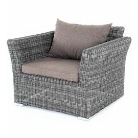 "Капучино" кресло из искусственного ротанга, цвет графит | Интернет магазин мебели и декора LifeDekor