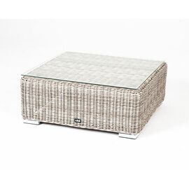 "Лунго" журнальный столик плетеный, цвет бежевый | Интернет магазин мебели и декора LifeDekor