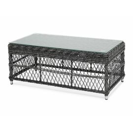 "Гранд Латте" стол журнальный из искусственного ротанга, цвет графит | Интернет магазин мебели и декора LifeDekor